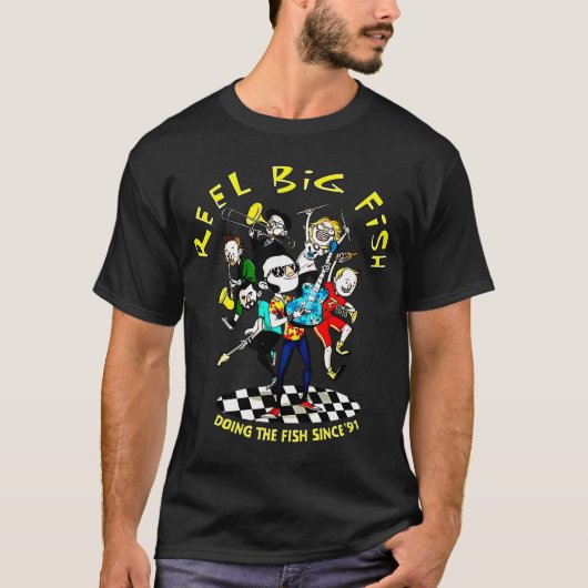 Ska-Punk-Typografie T-Shirt (Vorderseite)