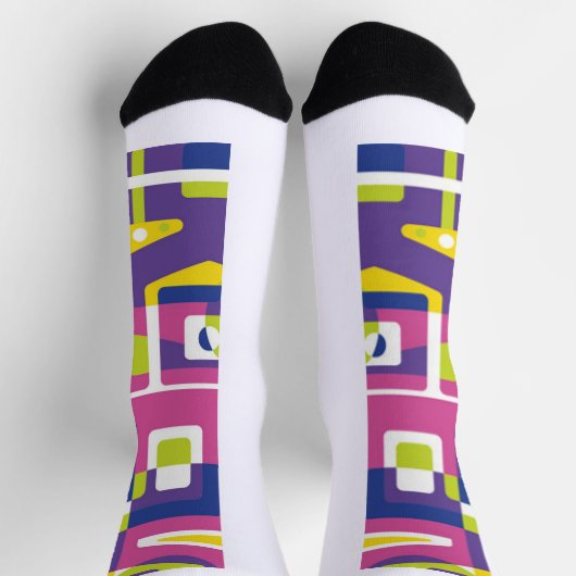 SKA_Shawnee.Kansas.Arts.BW Socken (Oben)