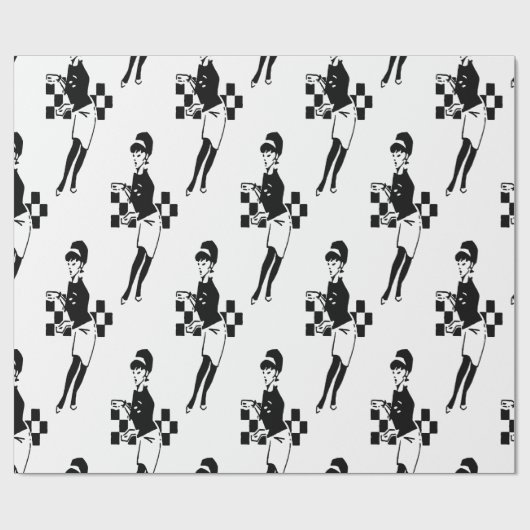 SKA-Tänzer Geschenkpapier (Flach)