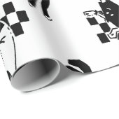 SKA-Tänzer Geschenkpapier (Rolleneckpunkt)