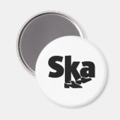SKA Tanzfüße Magnet (Vorderseite/Rückseite)