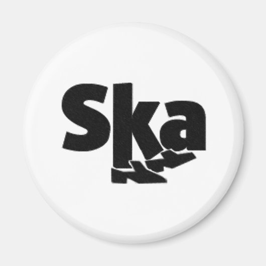 SKA Tanzfüße Magnet (Vorne)