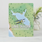 Skadarsee Albanien und Montenegro Seekarte (Stehend Vorderseite)