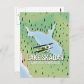 Skadarsee Albanien und Montenegro Seekarte Postkarte (Vorne/Hinten)