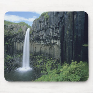 Skaftafell-Nationalpark, Svartifoss-Wasserfall, Mousepad