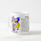 Skaggs, der Ursprung, die Bedeutung und das Wappen Kaffeetasse (Vorderseite Links)