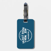 Skagit River Washington Kayaking Gepäckanhänger (Rückseite vertikal)