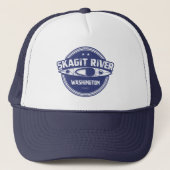 Skagit River Washington Kayaking Truckerkappe (Vorderseite)