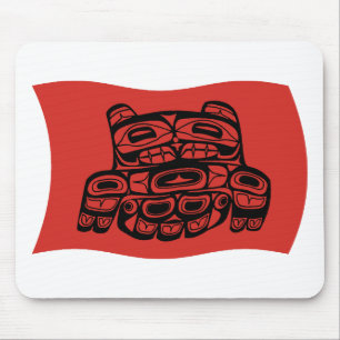 Skagit-Stammesflagge-Mauspad Mousepad