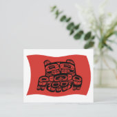 Skagit Tribe Flag Postkarte (Stehend Vorderseite)