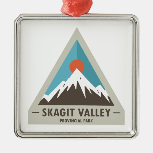 Skagit Valley Provincial Park Ornament Aus Metall (Vorne)