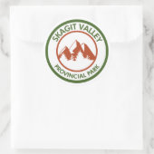 Skagit Valley Provincial Park Runder Aufkleber (Tasche)