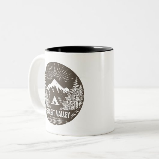 Skagit Valley Provincial Park Zweifarbige Tasse (Vorderseite Links)