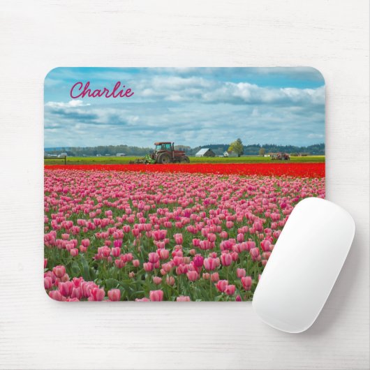 Skagit Valley Tulip Spring Mousepad (Mit Mouse)