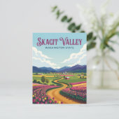 Skagit Valley USA Postkarte (Stehend Vorderseite)