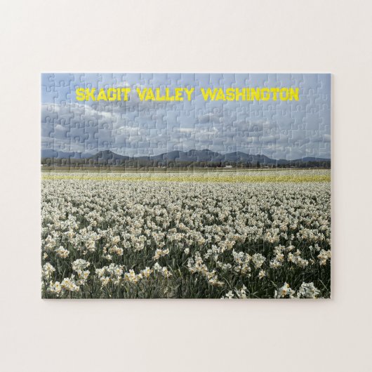 Skagit Valley Washington Narzissenfeld Puzzle (Horizontal)