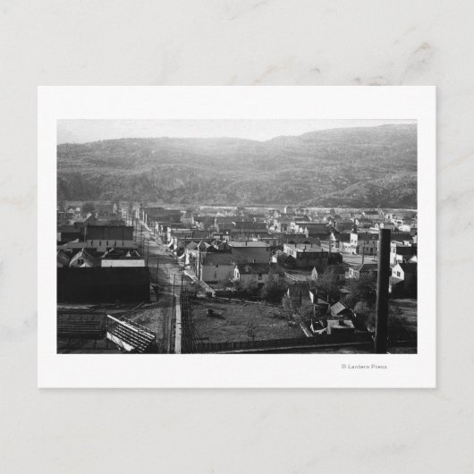 Skagway, Alaska Ansicht der 5th Avenue Foto Postkarte (Vorderseite)