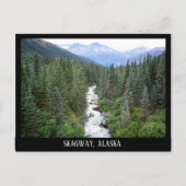Skagway Alaska Berge Landschaft Postkarte (Vorderseite)