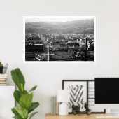 Skagway, Alaska Birdseye 1915 Poster (Heimbüro)