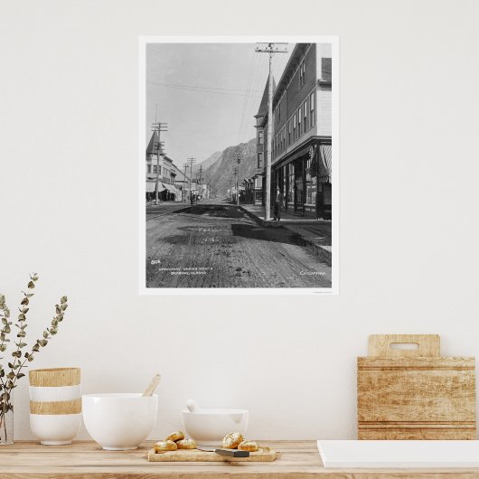 Skagway Alaska Broadway 1918 Poster (Küche)