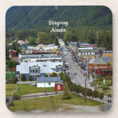 Skagway, Alaska Getränkeuntersetzer (Vorderseite)