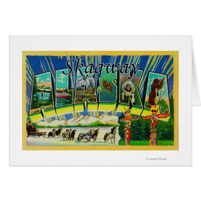 Skagway, Alaska - Große Briefmarkenszenen (Vorderseite (Horizontal))