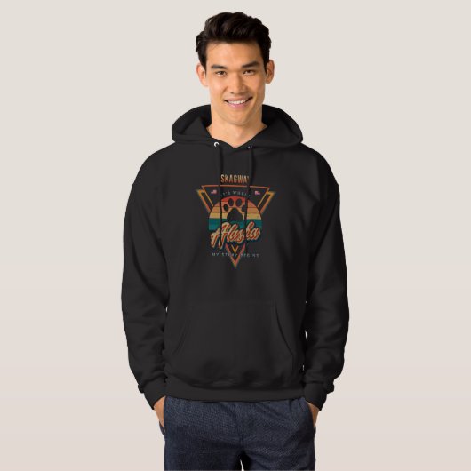 Skagway Alaska Hoodie (Vorne ganz)