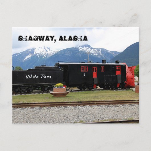 Skagway, Alaska Postkarte (Vorderseite)