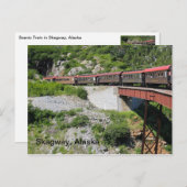 Skagway, Alaska Postkarte (Vorne/Hinten)