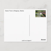 Skagway, Alaska Postkarte (Rückseite)