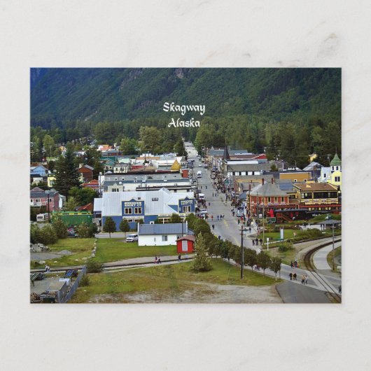 Skagway, Alaska Postkarte (Vorderseite)