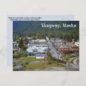 Skagway, Alaska Postkarte (Vorne/Hinten)