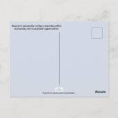 Skagway, Alaska Postkarte (Rückseite)