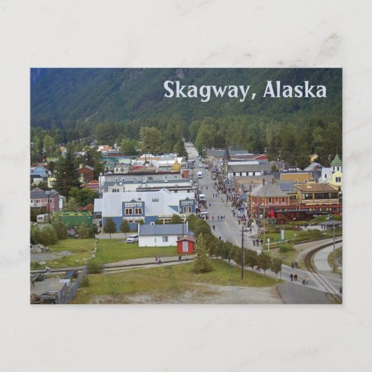 Skagway, Alaska Postkarte (Vorderseite)