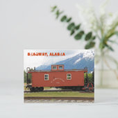 Skagway, Alaska Postkarte (Stehend Vorderseite)