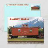 Skagway, Alaska Postkarte (Vorne/Hinten)