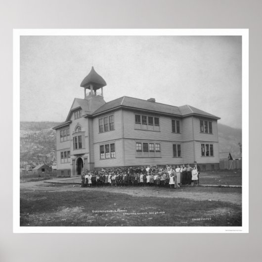 Skagway, Alaska Public School 1906 Poster (Vorne)