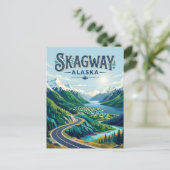 Skagway USA Postkarte (Stehend Vorderseite)