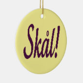 Skal Norweger jubelt Verzierung zu Keramikornament (Rechts)