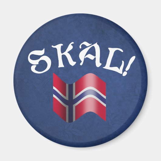 Skal! Norwegisch Magnet (Vorne)