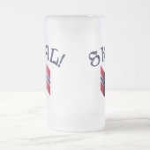 Skal trinkender Toast norwegische Mattglas Bierglas (Mittel)