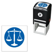 Skala des Justizsymbols | Rechtsanwaltsbüro Permastempel (Beispiel)