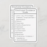 Skala für die emotionale Ausrichtung weiße, zweise