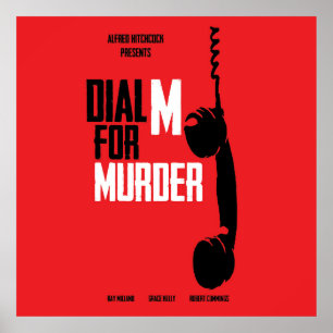 Skala M für Mord - Alfred Hitchcock Poster