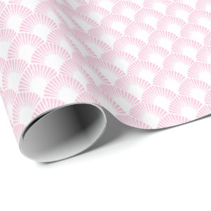 Skala-Meerjungfrau BrautBirthay rosa Pastellweiß Geschenkpapier