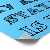 Skala von 1 bis 10 Fokussiertes Sternenzeichen Poster (Ecke)