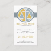 Skalen der visitenkarte (Rückseite)