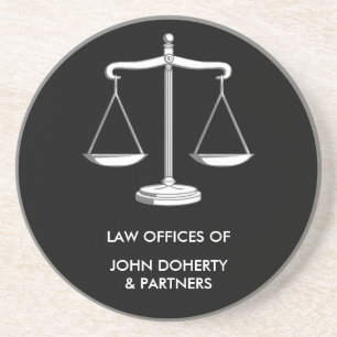 Skalen des Klassikers der Gerechtigkeits- Untersetzer