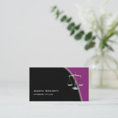 Skalen des Rechtsanwalts der Gerechtigkeits-| am Visitenkarte (Stehend Vorderseite)