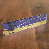 Skalen des Rechtsanwalts der Gerechtigkeits-| | Namensplakette (Seite)